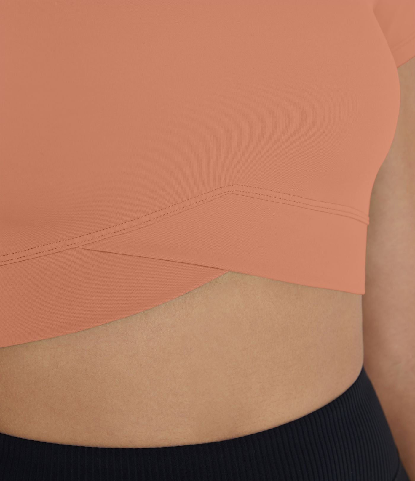 Softlyzero™ Plush Sports Top Ourlet Croisé