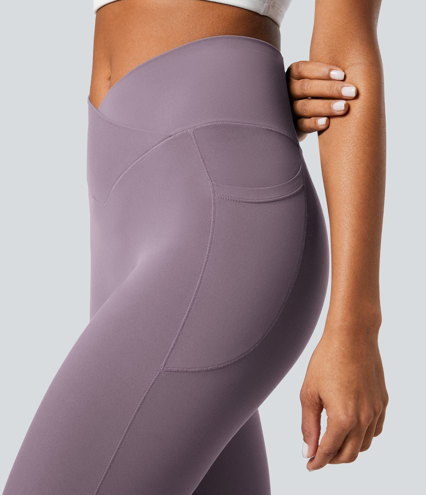 Softlyzero™ Legging Unis Poches Croisées