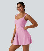 Robe de tennis 2-en-1 SoftlyZero™ Airy mini effet frais InstantCool avec poche, accès facile Easy Peasy, protection solaire UPF50+