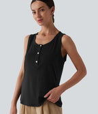 Débardeur casual Henley
