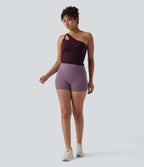 Débardeur yoga asymétrique OneForm Seamless Flow avec brassière intégrée