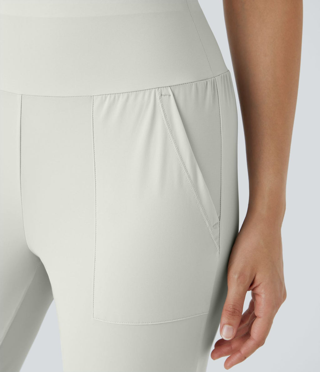 Jogging Casual Uni Taille Haute Poche Latérale