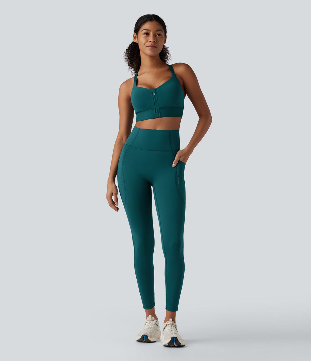 Brassière de sport SpeedWave™ soutien moyen à fermeture éclair et séchage rapide pour running
