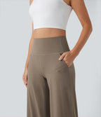 Pantalon de yoga large Halara UltraSculpt™ taille haute gainant avec poches