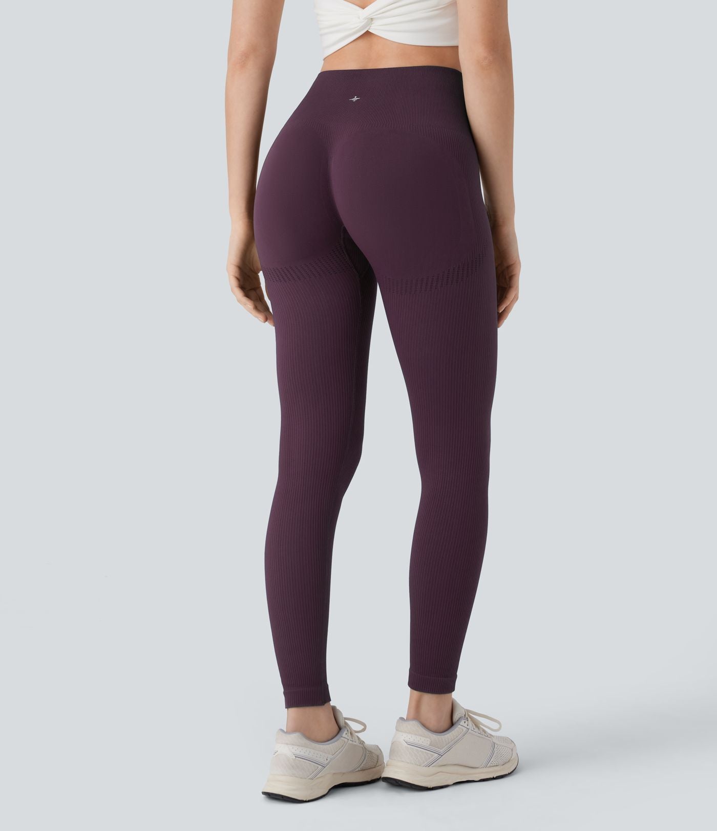 Legging de yoga 7/8 sans couture Seamless gainant et sculptant à taille haute