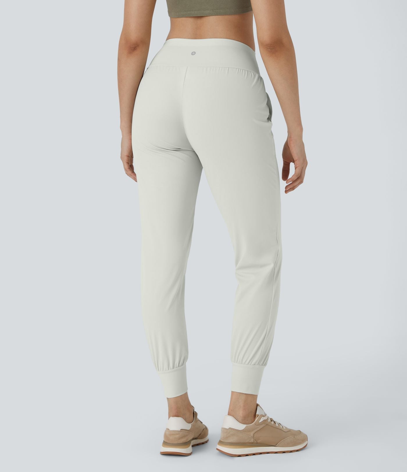Jogging Casual Uni Taille Haute Poche Latérale