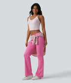 Halara Flex™ Jean évasé casual coloré taille haute avec poches