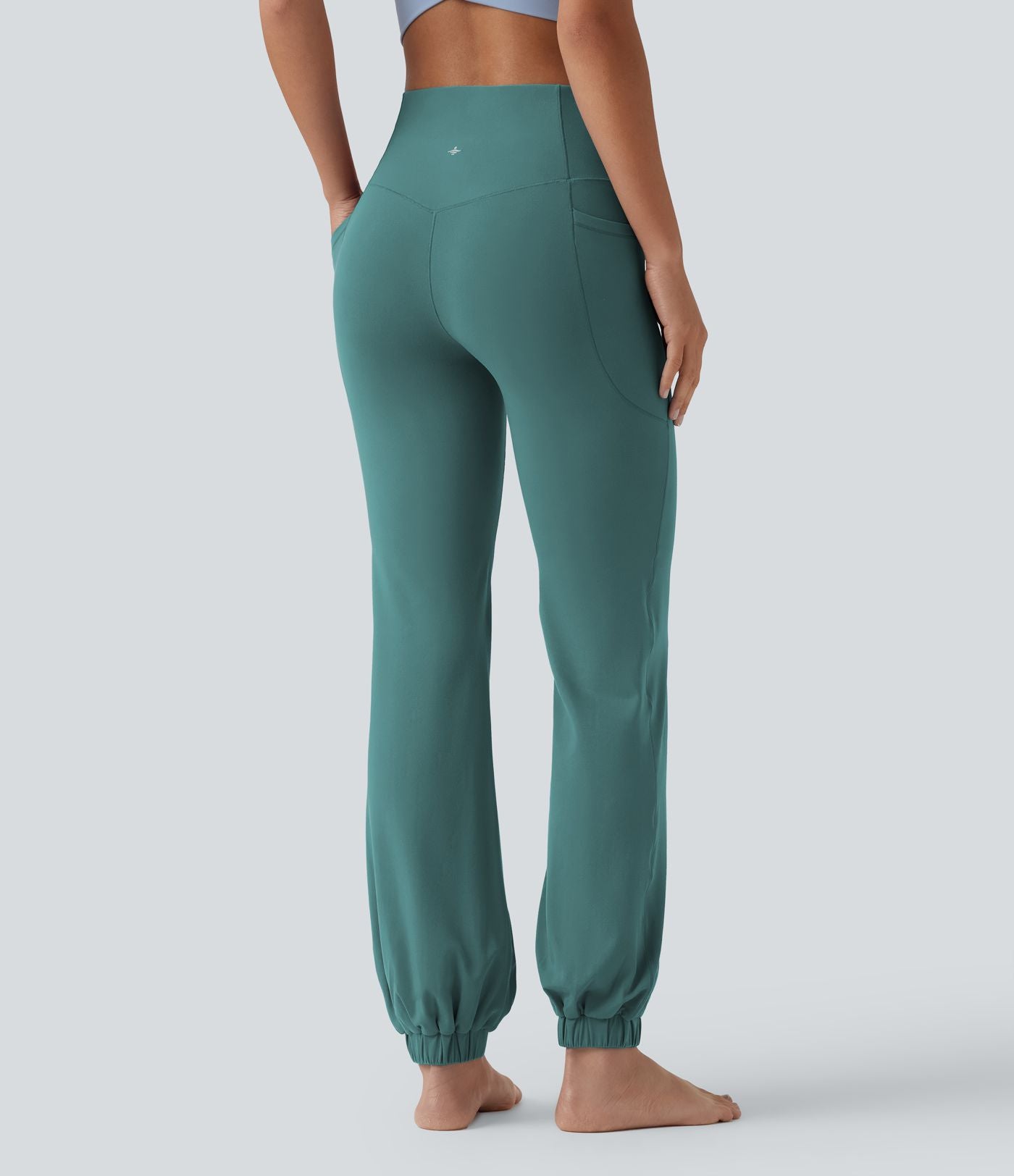 Jogging ballon danse SoftlyZero™ taille haute gainant avec poches