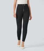 Pantalon tailleur skinny Halara Flex™ gainant taille haute chevrons avec poches
