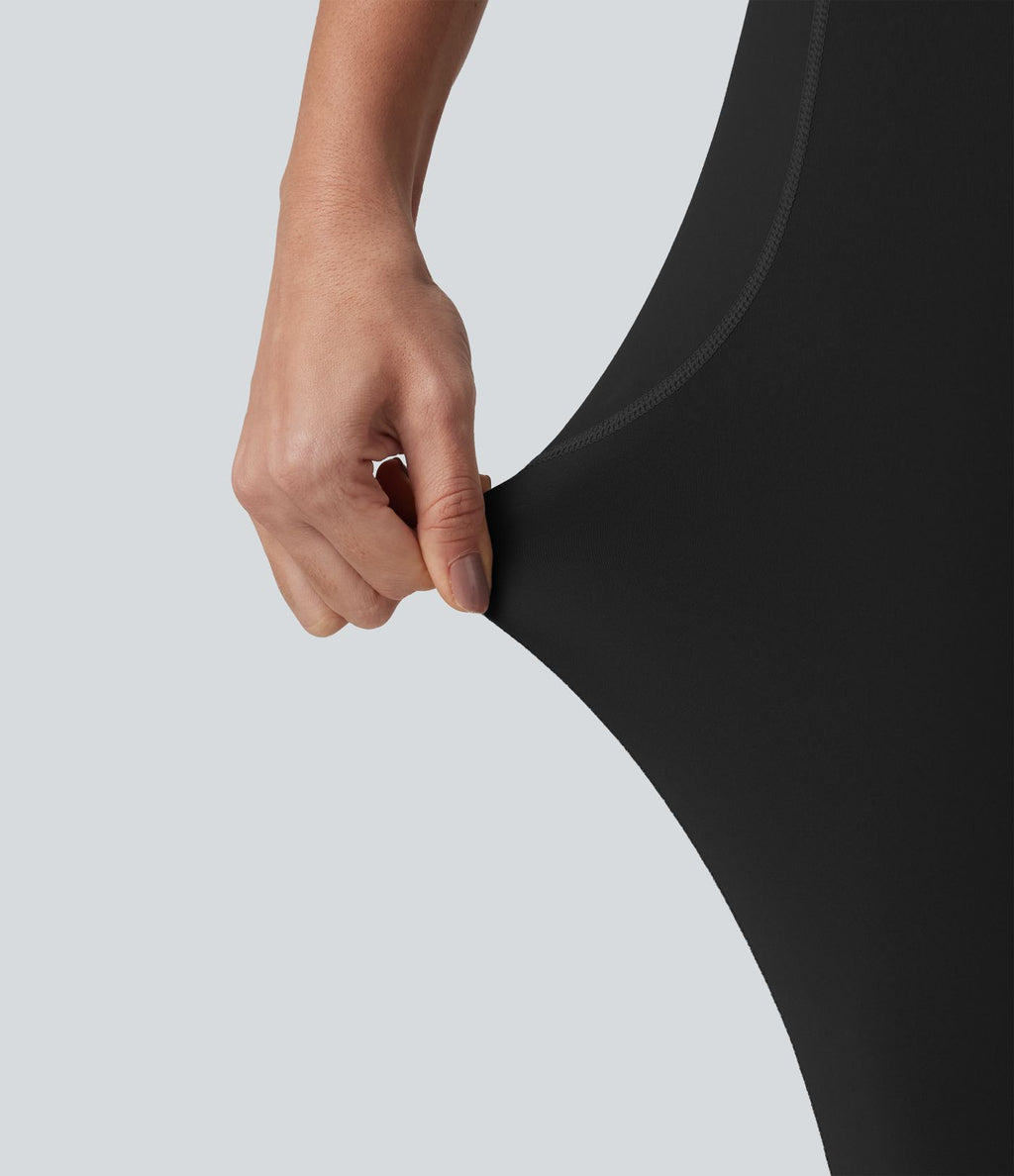 SoftlyZero™ Plush Legging de yoga 7/8 taille haute ventre plat dos croisé avec poches