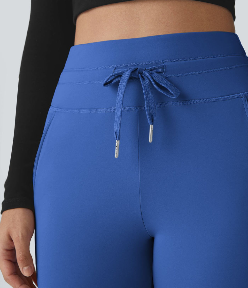 Jogging taille haute Softlyzero™ Plush avec cordon de serrage et poches latérales