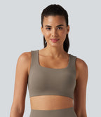 Brassière de sport d'entraînement push-up à maintien moyen UltraSculpt™ avec col U et brassière intégrée