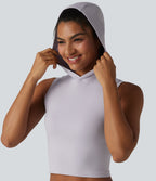 OneForm Seamless Flow Débardeur casual court à capuche sans couture