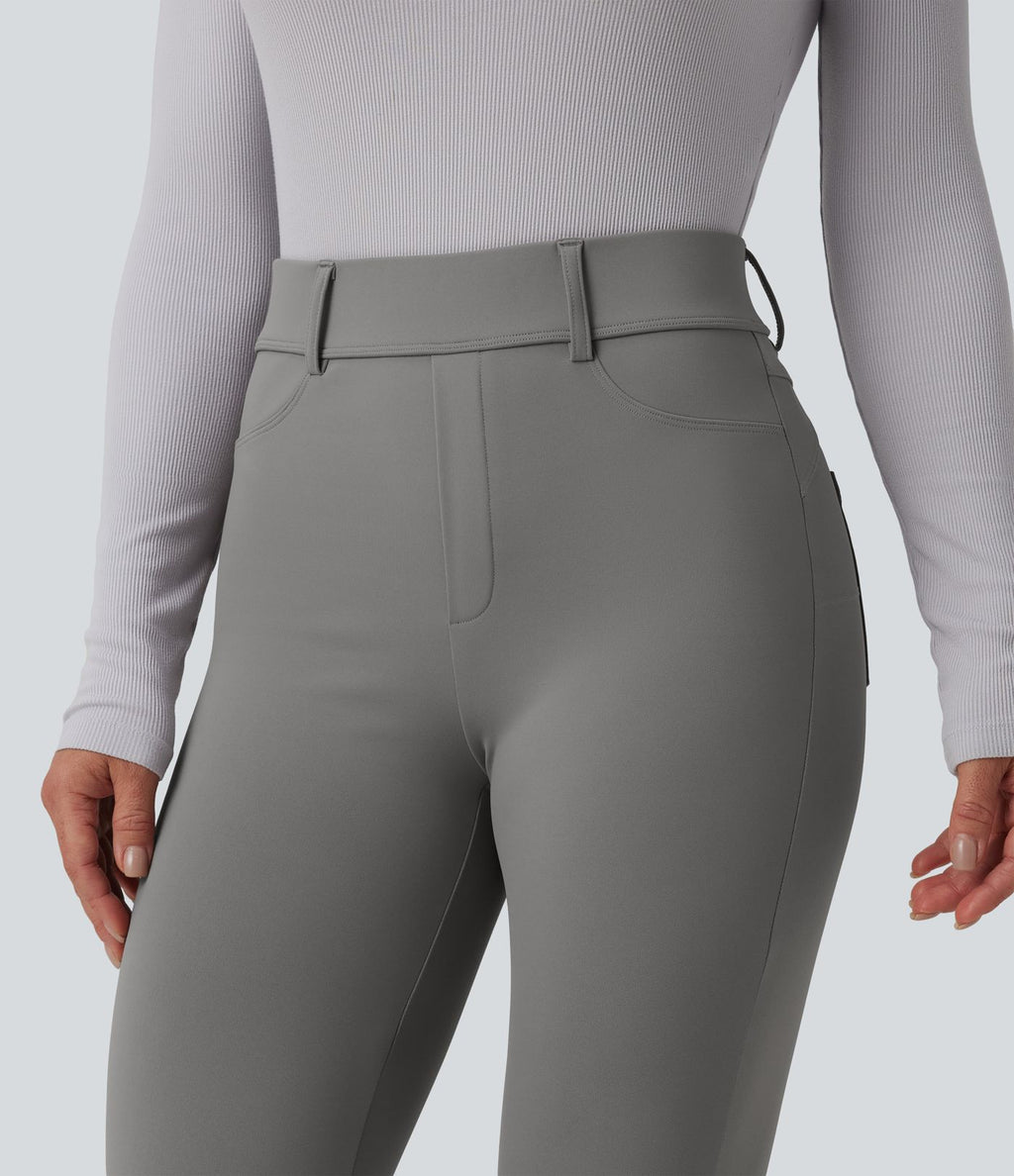 Legging thermique SoftlyZero™ Plush 7/8 taille haute avec poches