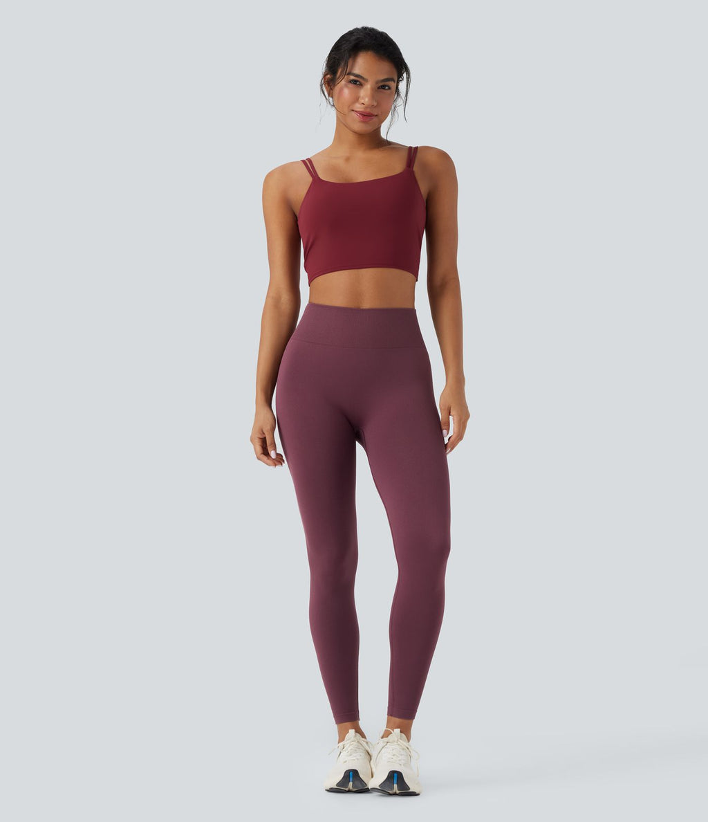 Legging yoga 7/8 taille haute sans couture OneForm Seamless Flow