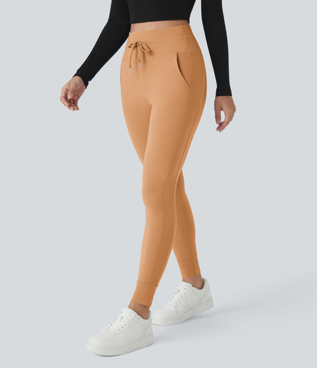 Jogging taille haute Softlyzero™ Plush avec cordon de serrage et poches latérales