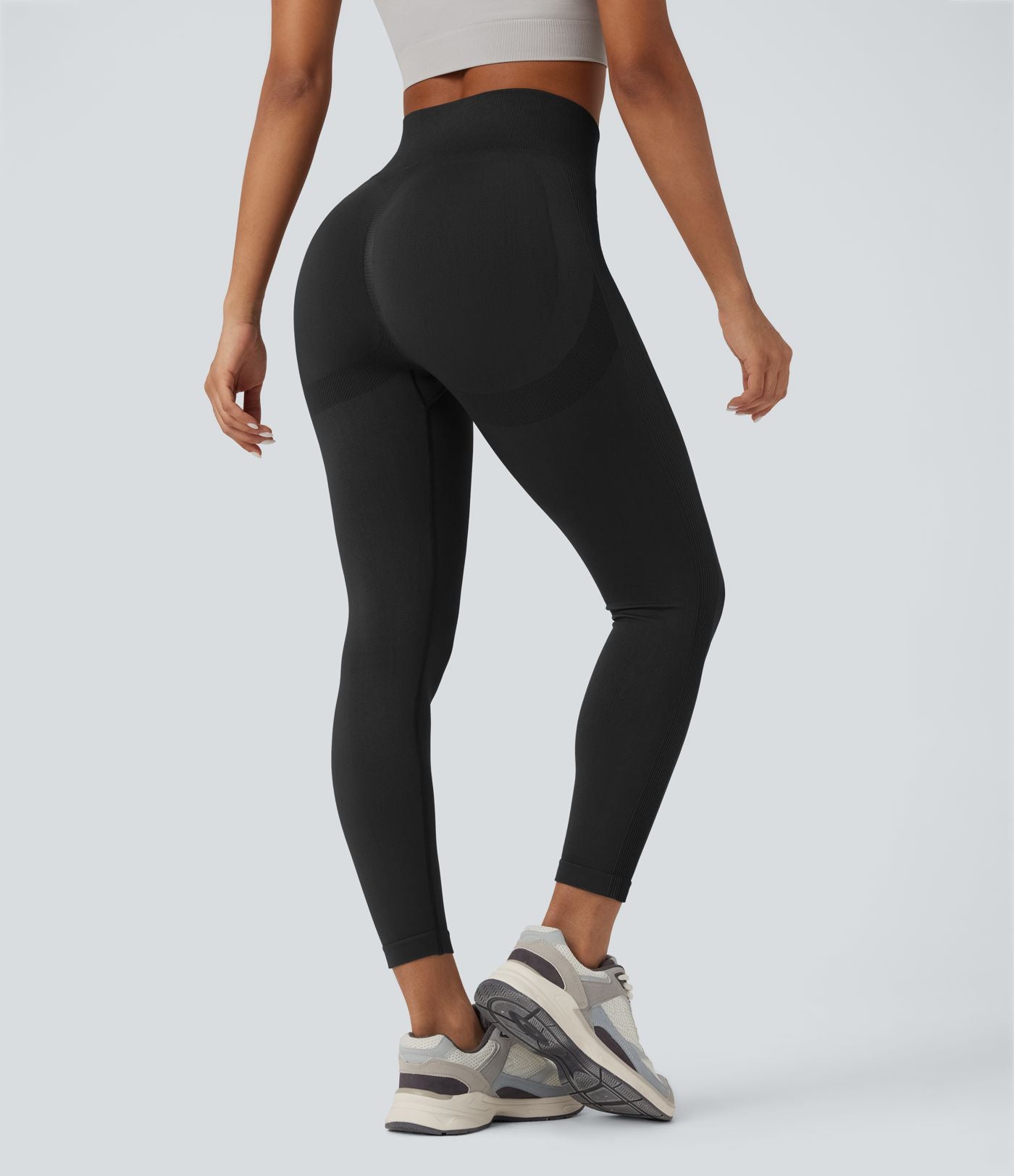 Legging yoga taille haute push-up froncé sans couture OneForm Seamless Flow