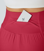 Short yoga 2-en-1 SoftlyZero™ Airy effet frais InstantCool taille très haute 12,5 cm avec poches, longueur allongée