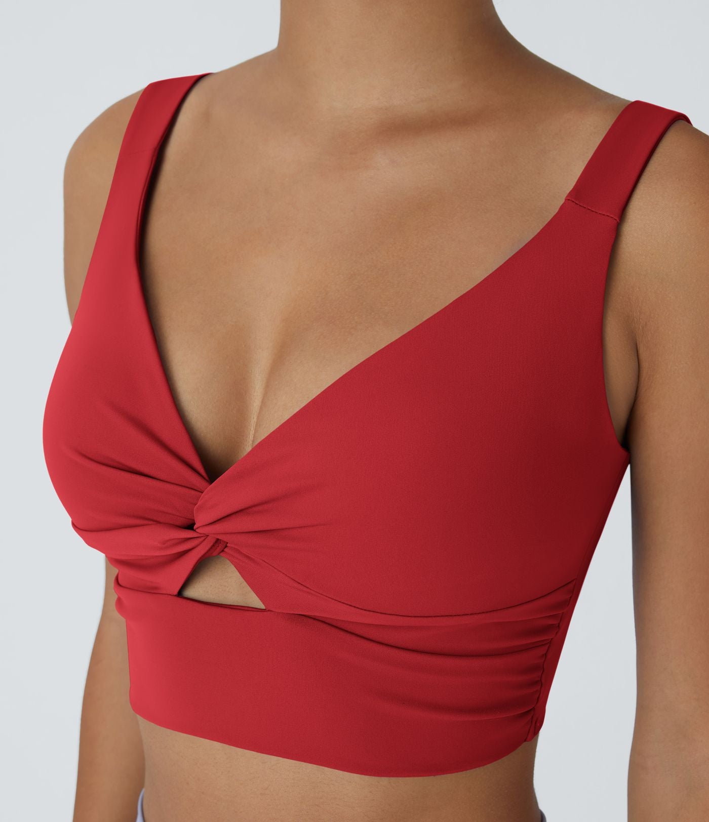Brassière yoga SoftlyZero™ Airy maintien léger découpes effet frais InstantCool, bonnets A-D, protection solaire UPF50+