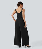 Combinaison casual sans manches dos U avec poches - Édition Easy Peasy