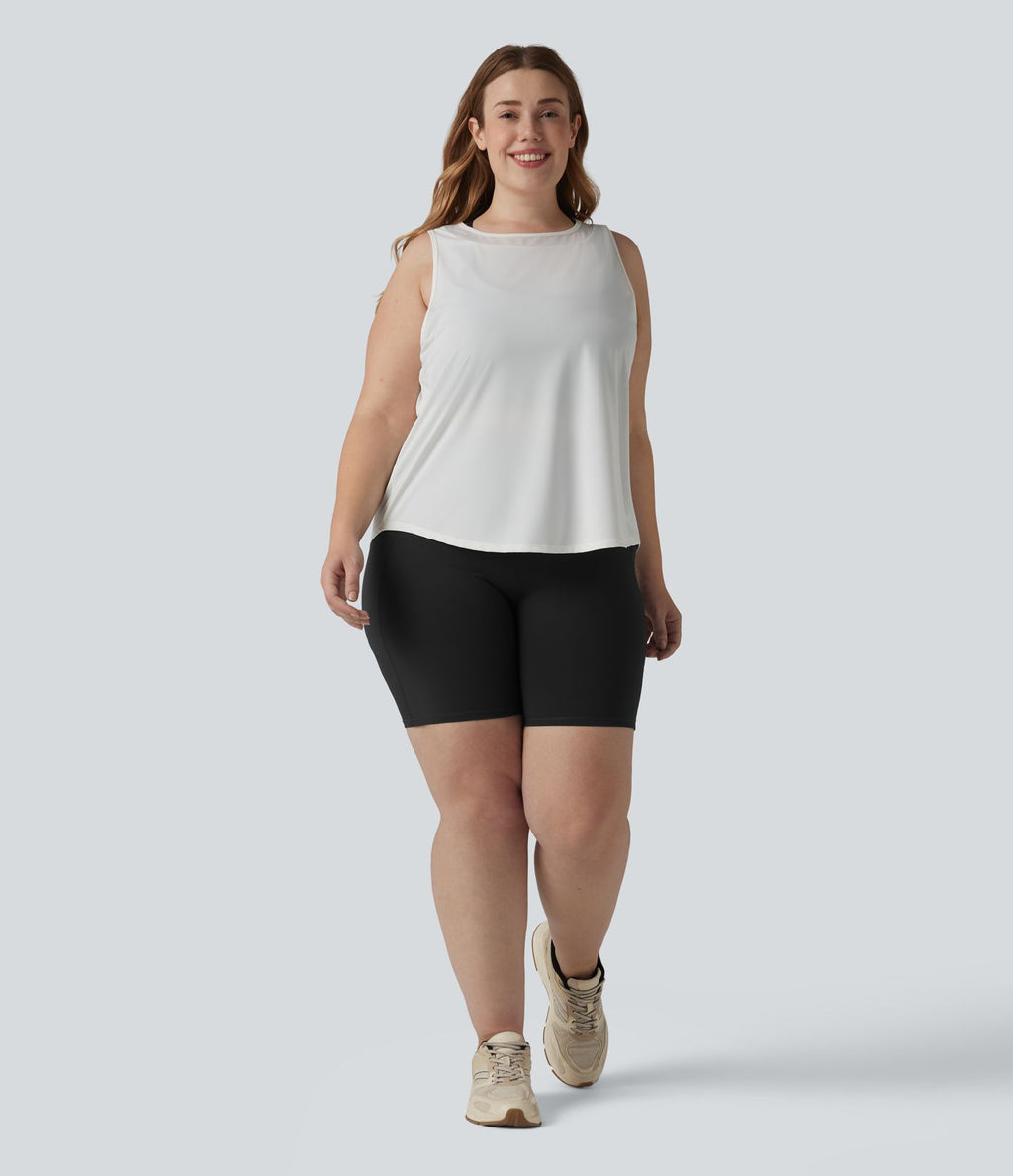 Short cycliste grande taille Halara UltraSculpt™ 17,5 cm avec poches, effet push-up fessier et ventre plat