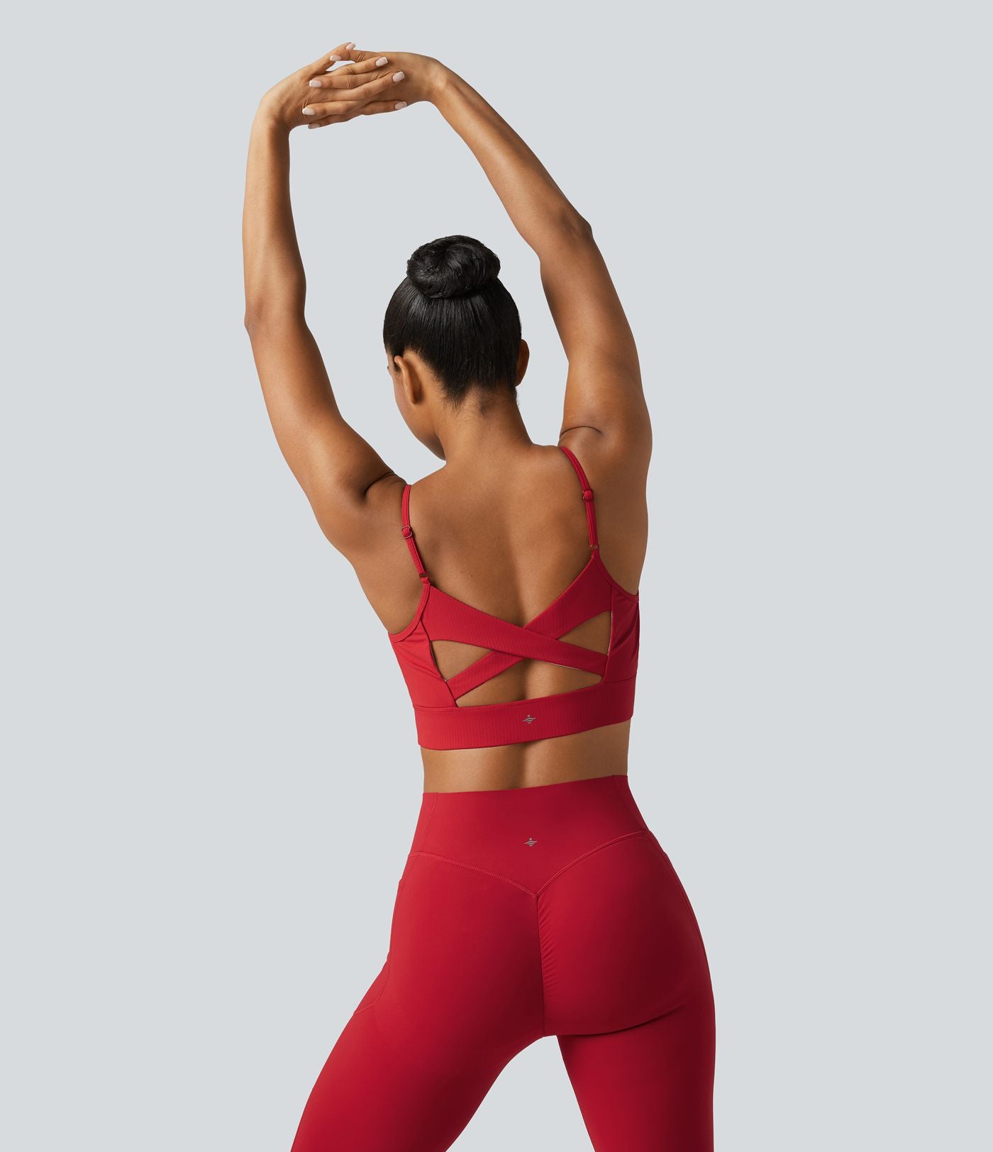 Brassière de sport et de yoga Halara UltraSculpt™ côtelé à maintien léger
