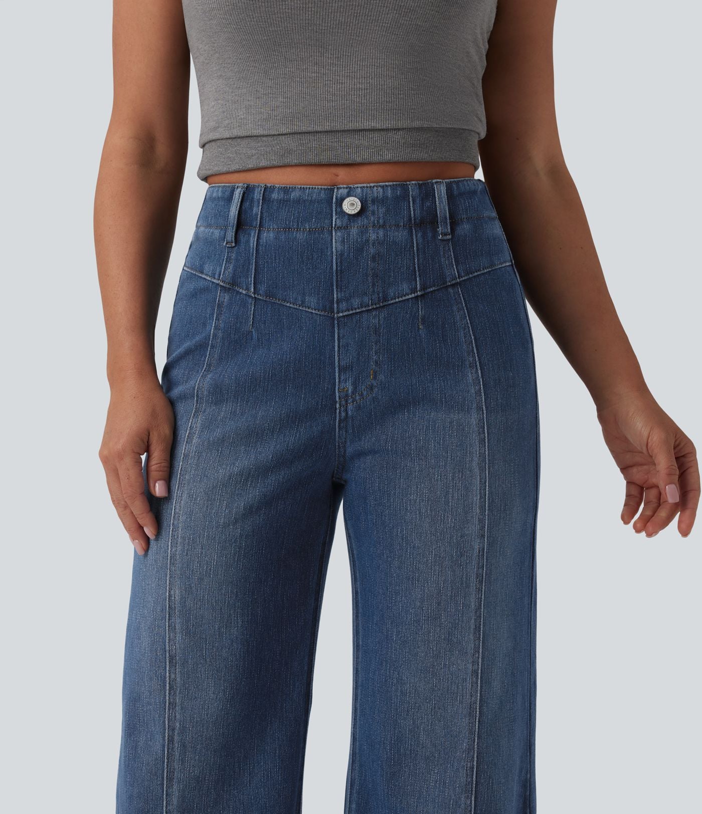 Halara Flex™ Jean casual taille haute ventre plat
