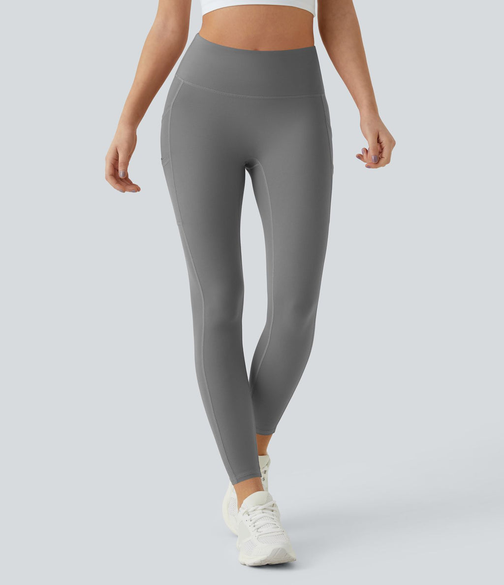 Softlyzero™ Legging Uni Taille Haute Doubles Poches - UPF50+