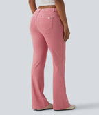 Halara Flex™ Jean évasé casual coloré taille haute avec poches