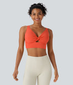 Brassière yoga SoftlyZero™ Airy maintien léger découpes effet frais InstantCool, bonnets E-G