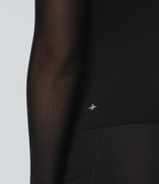 Top de sport yoga SoftlyZero™ Plush 2-en-1 mesh contrastant avec trous pouces