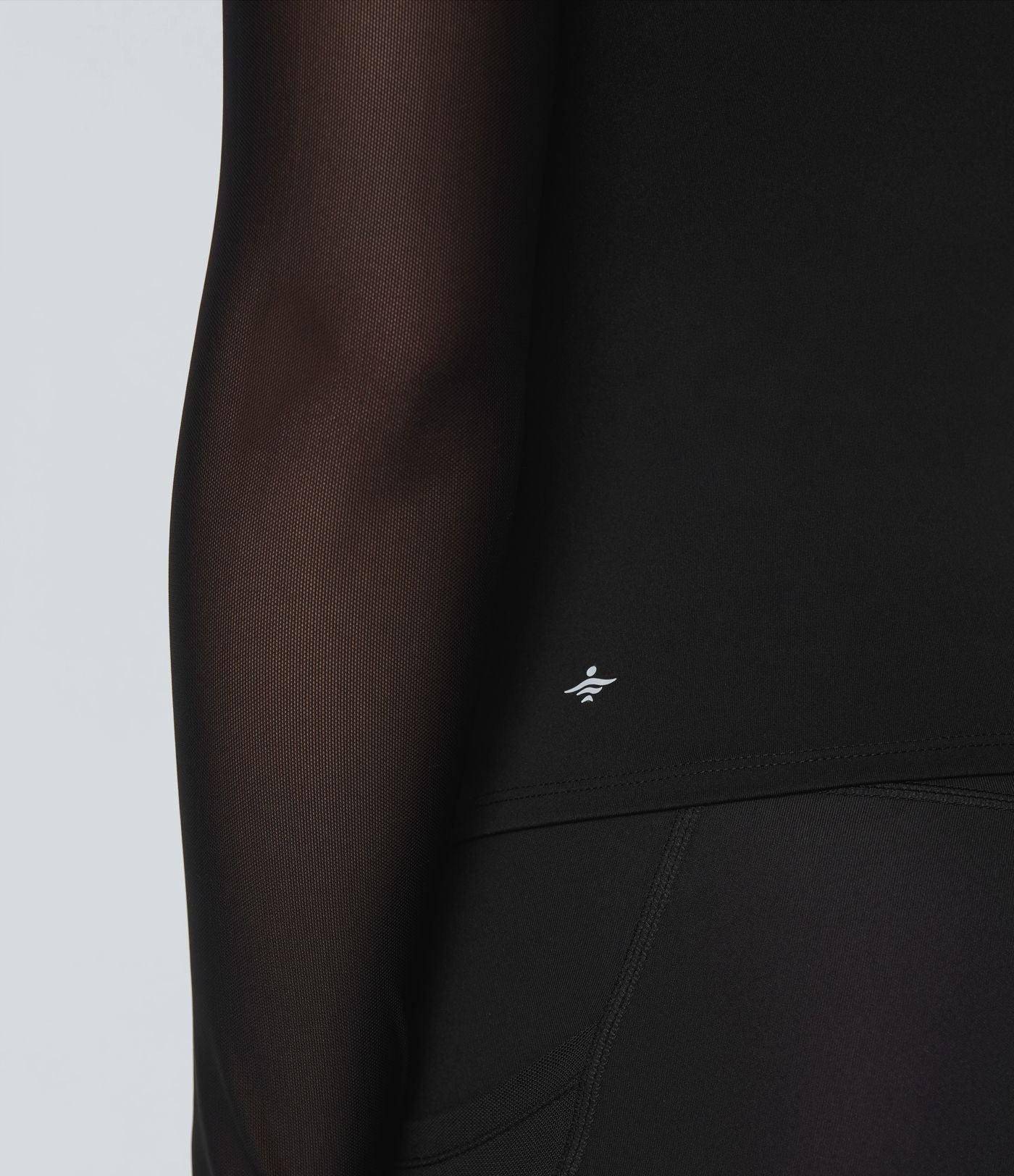 Top de sport yoga SoftlyZero™ Plush 2-en-1 mesh contrastant avec trous pouces
