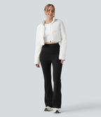 Pantalon de yoga bootcut gainant taille haute extra chaud Halara UltraSculpt™ avec poches
