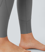 Legging de yoga de maternité Softlyzero™ 7/8 ultra taille haute avec poches latérales et dos croisé - Protection UV UPF50+