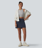 Halara UltraSculpt™ Jupe mini de sport 2-en-1 ventre plat taille haute avec poches
