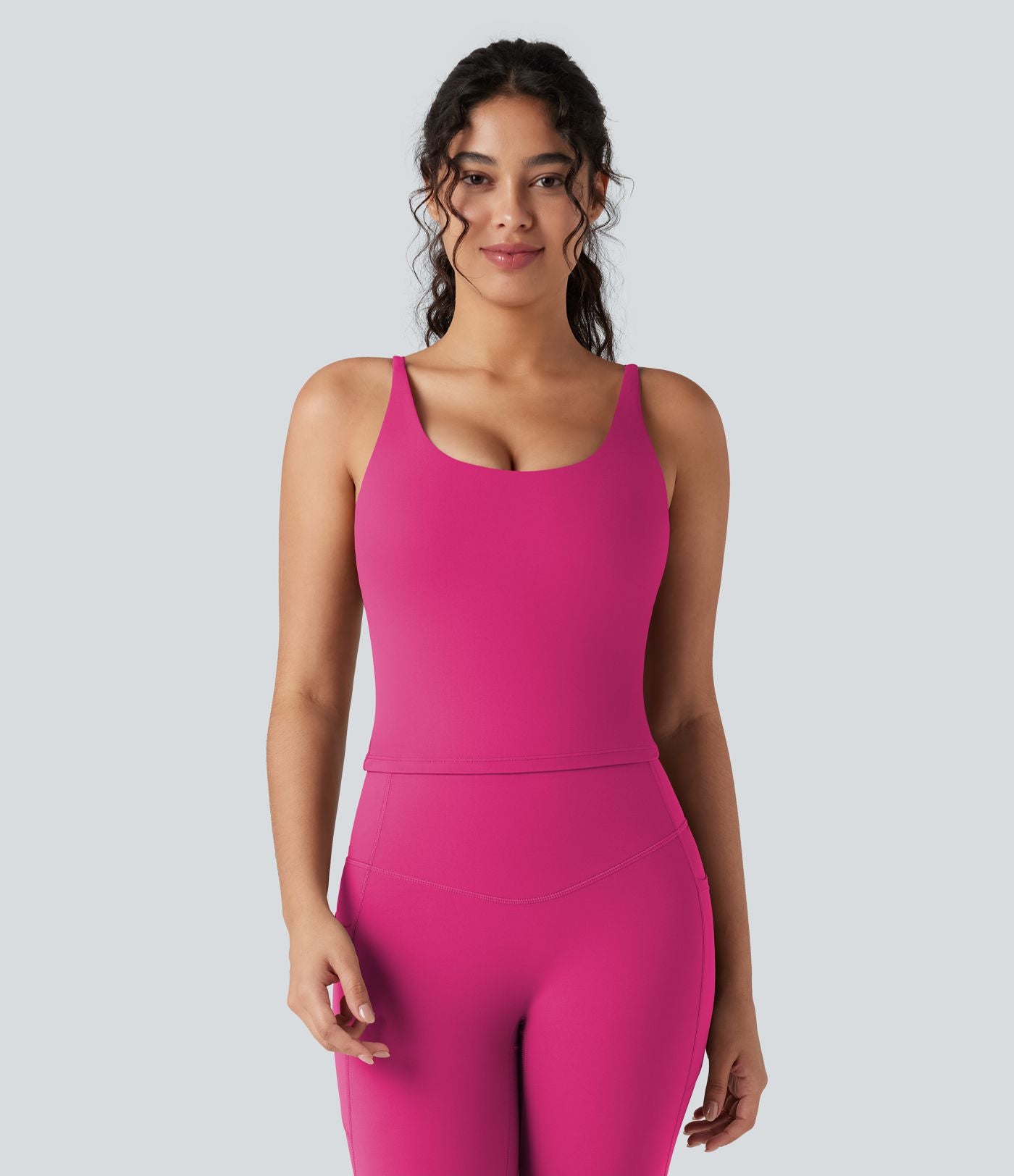 Débardeur yoga Halara UltraSculpt™ col U