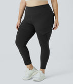 Legging yoga grande taille ajusté cargo 7/8 taille haute DayStretch avec poches