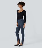 Pantalon tailleur devant taille haute Halara Flex™