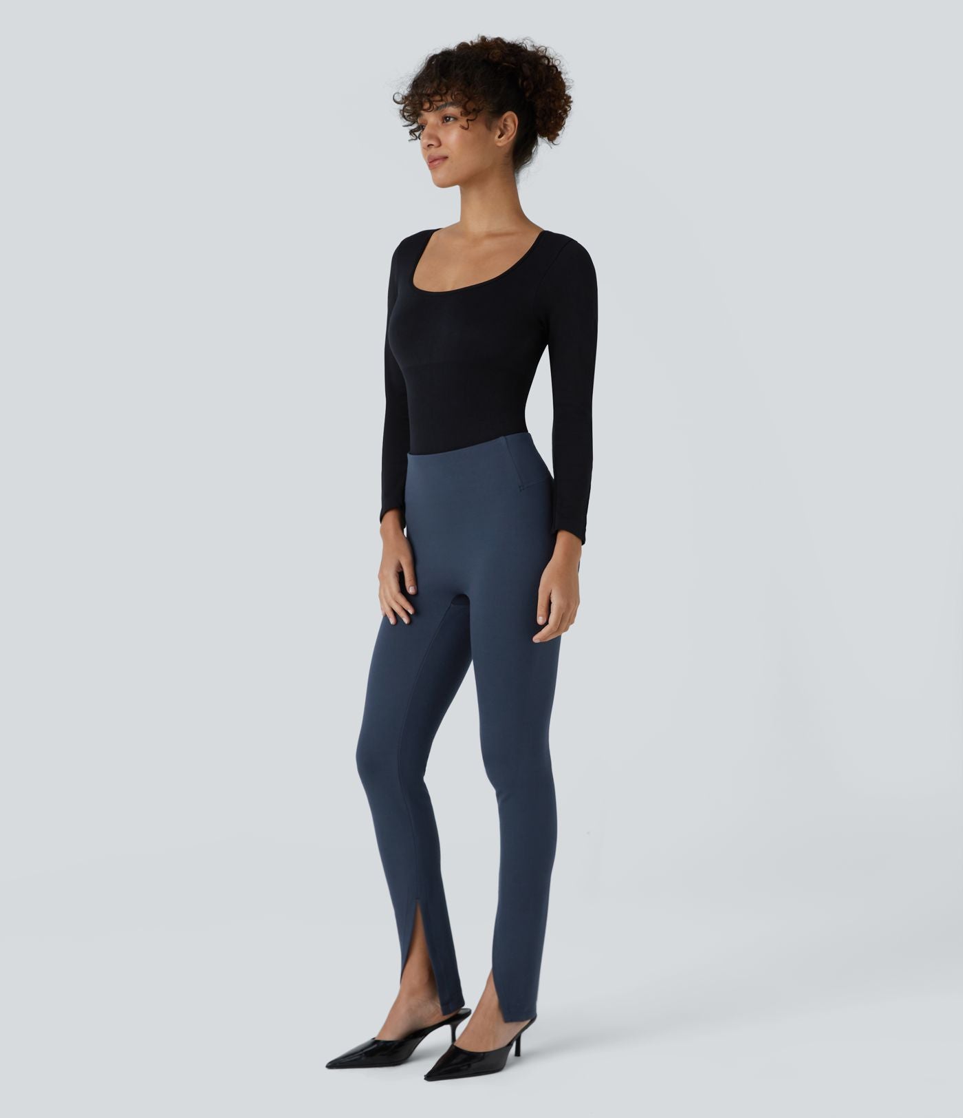 Pantalon tailleur devant taille haute Halara Flex™