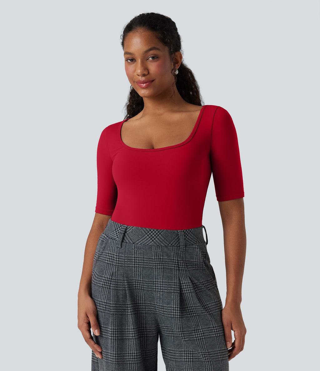 T-shirt de travail SoftlyZero™ Airy encolure arrondie manches courtes effet frais InstantCool
