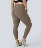 Legging d'entraînement gainant taille haute grande taille avec poches Halara UltraSculpt™