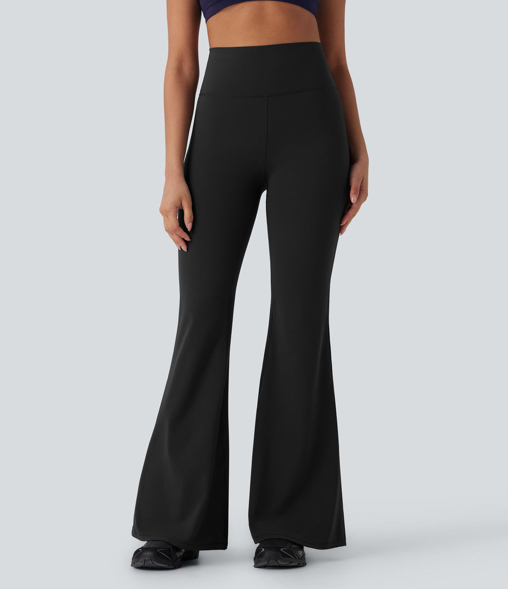 Pantalon de yoga évasé gainant galbant taille haute Halara UltraSculpt™