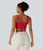 Brassière yoga SoftlyZero™ Airy maintien léger découpes effet frais InstantCool, bonnets E-G