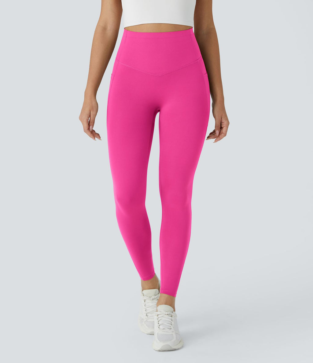 Legging d'entraînement gainant galbant taille haute avec poches Halara UltraSculpt™