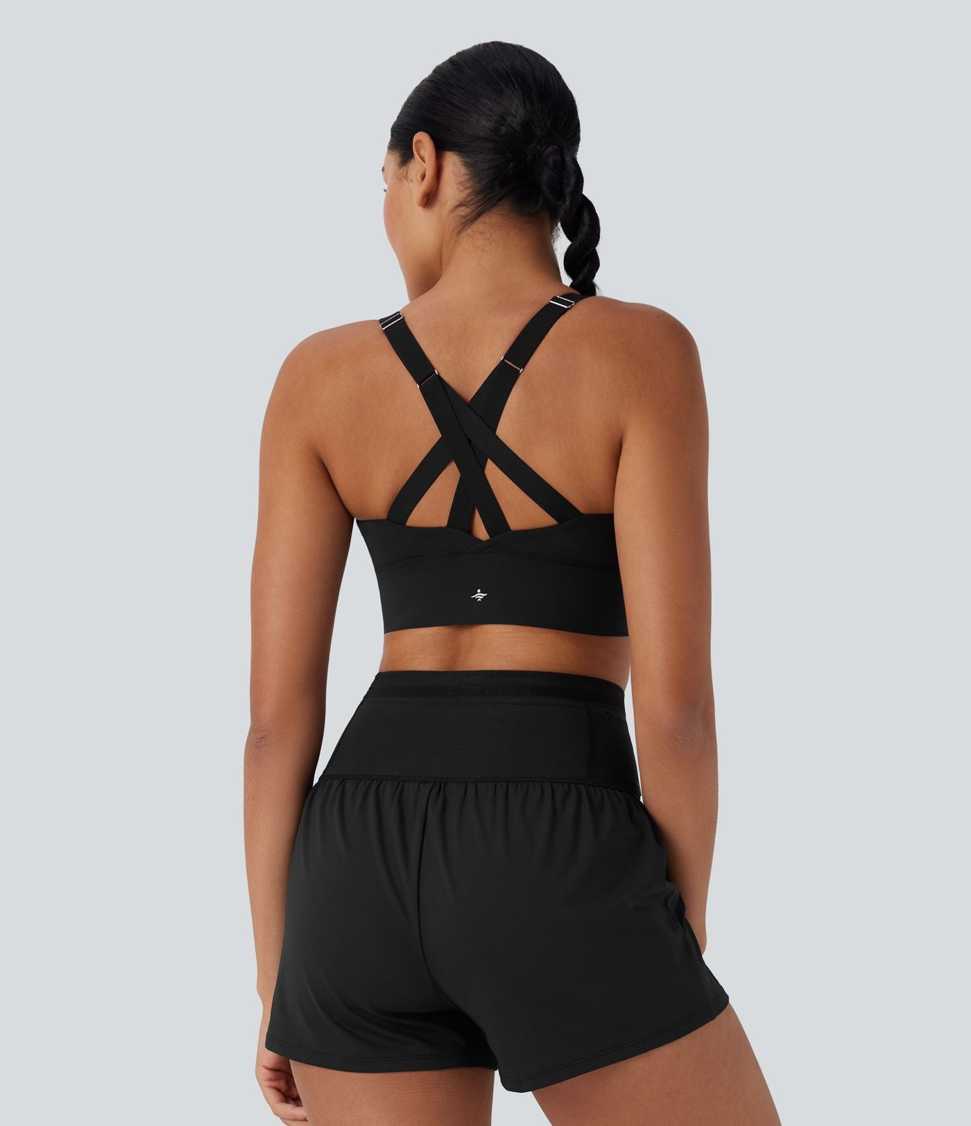 Brassière de sport course SpeedWave™ soutien intermédiaire push-up zip boucle réglable séchage rapide bonnets A-C