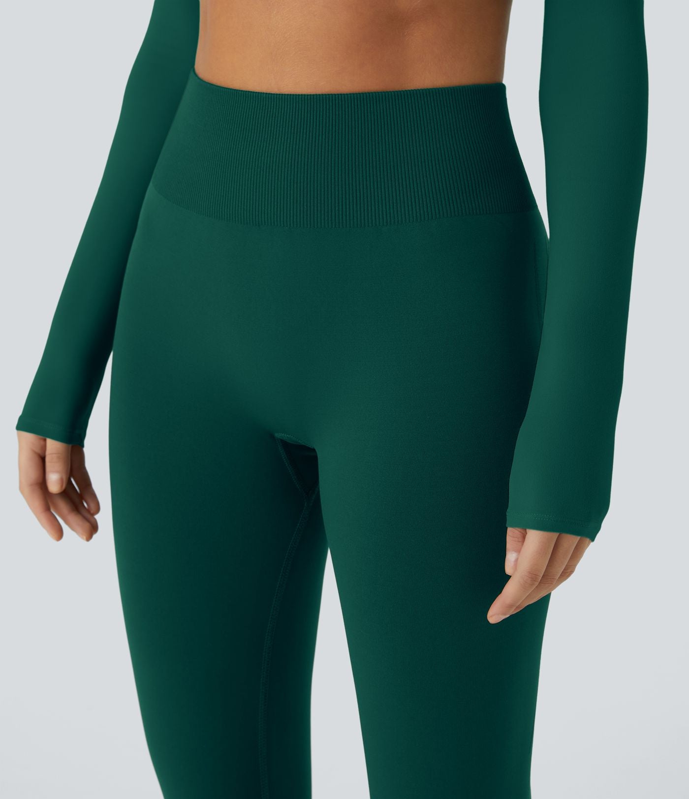 Legging yoga gainant effet push-up taille moyenne sans couture OneForm Seamless Flow