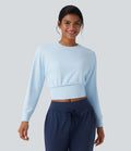 Haut de sport col rond à manches longues sans couture OneForm Seamless Flow