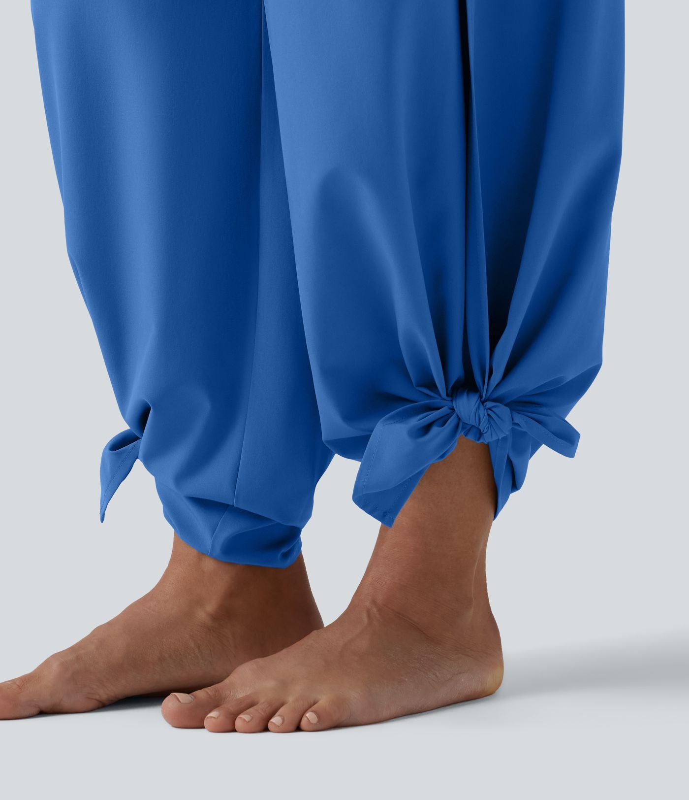 Pantalon fluide Breezeful™ taille haute à séchage rapide avec fronces, fente et poches