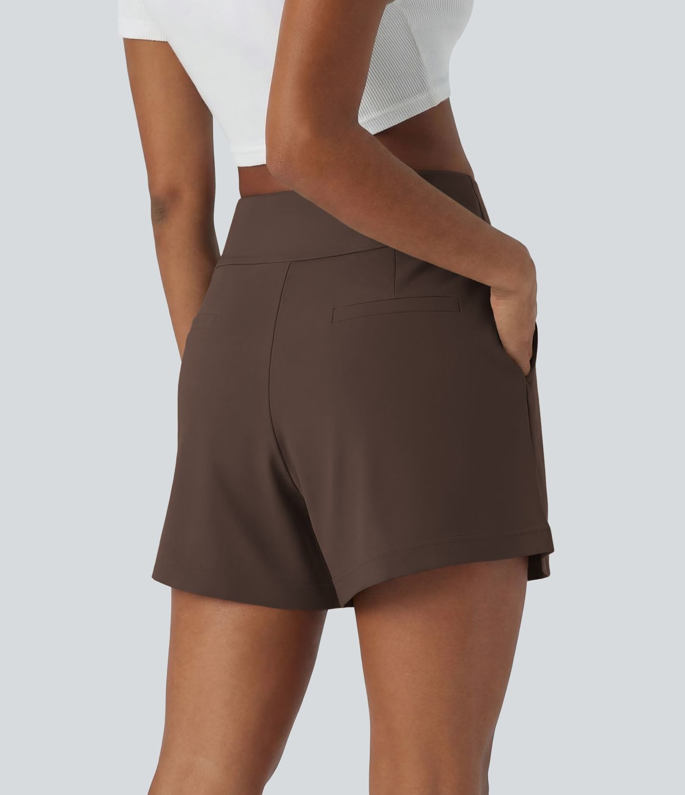 Short de travail large taille haute DayStretch avec poches