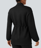 Veste décontractée SpacerTek™ col montant, manches longues avec cordon de serrage et poches